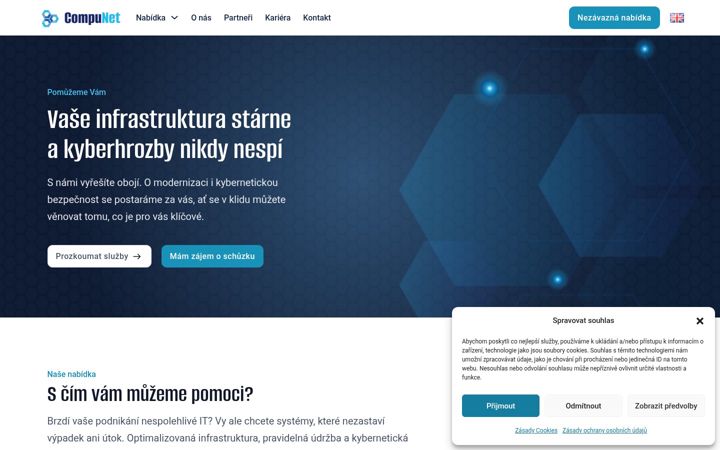 Screenshot van compunet.cz