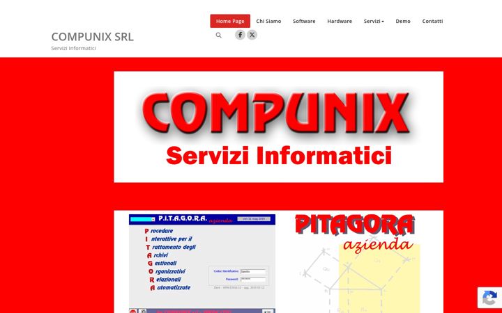 Screenshot of compunix.it
