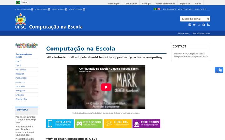 Ekrano kopija computacaonaescola.ufsc.br