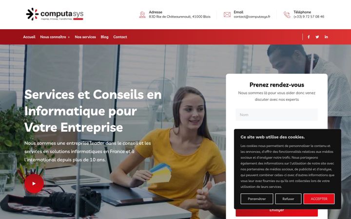 Screenshot of computasys.fr