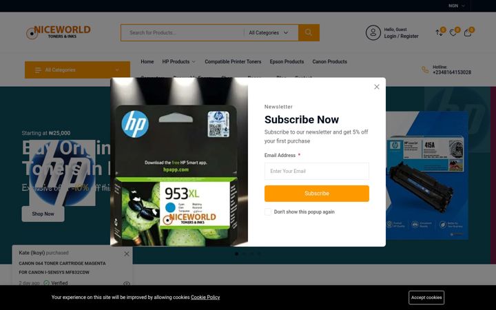 Screenshot of computavillage.com.ng