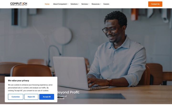 Screenshot of computechlimited.com