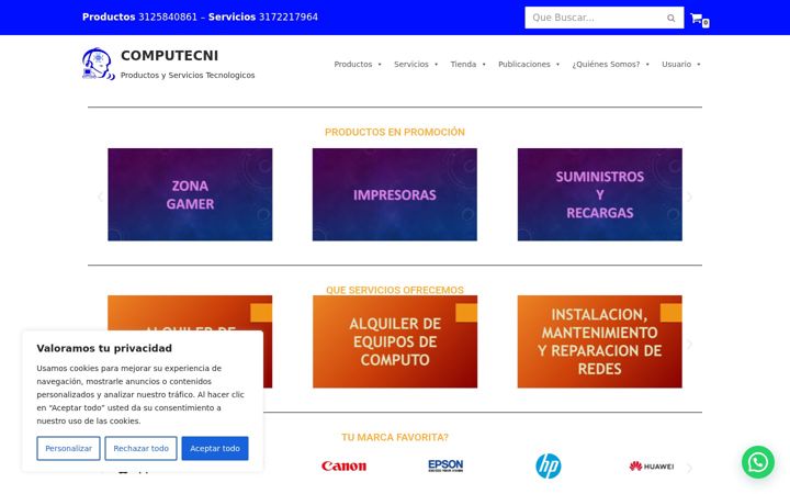 Screenshot of computecni.com