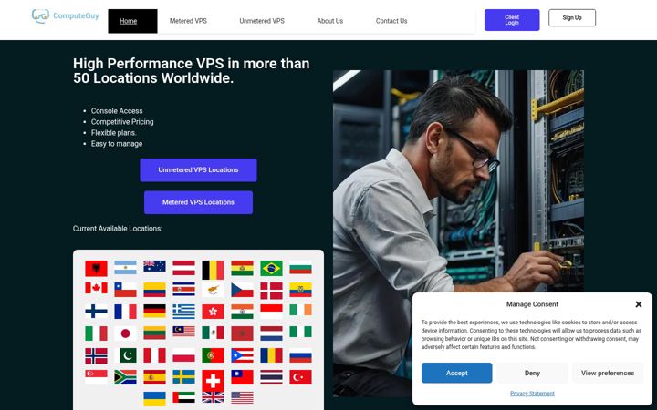 Screenshot of computeguy.com