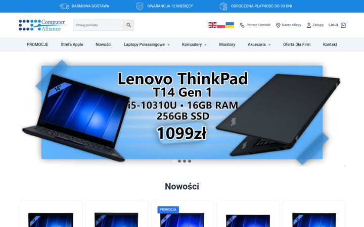 Screenshot of computer-alliance.pl