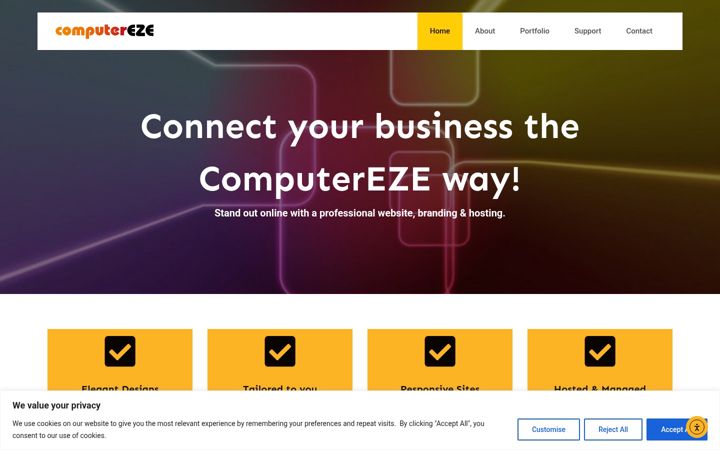 Ekrānuzņēmums no computer-eze.co.uk