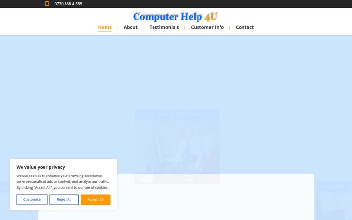 Ekrānuzņēmums no computer-help-4u.co.uk