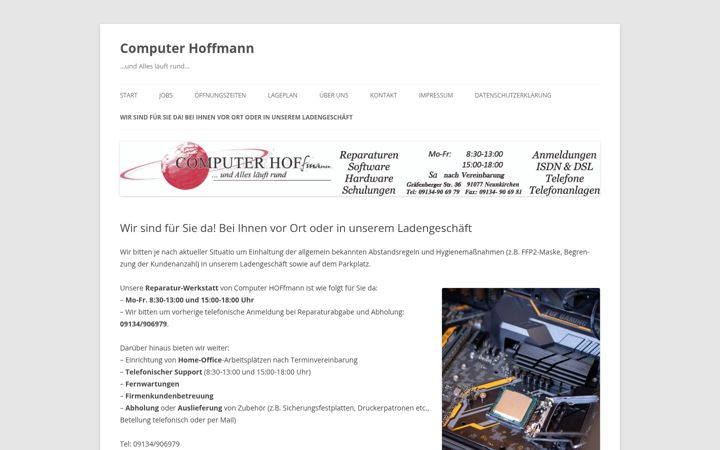 Screenshot of computer-hoffmann.de