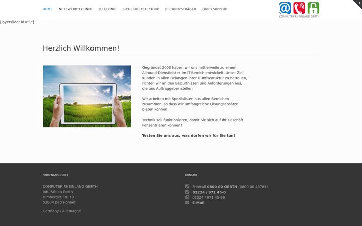 Ekrānuzņēmums no computer-rheinland.de