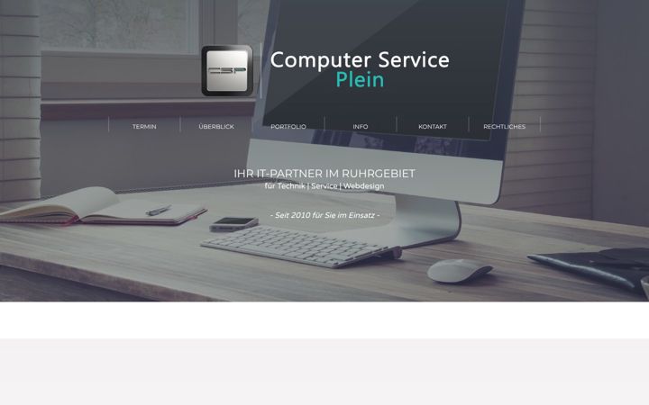 Screenshot of computer-service-plein.com