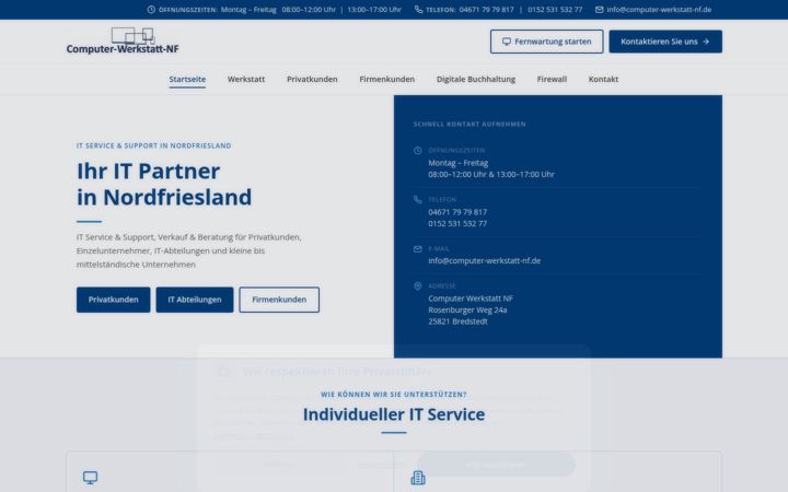 Screenshot of computer-werkstatt-nf.de