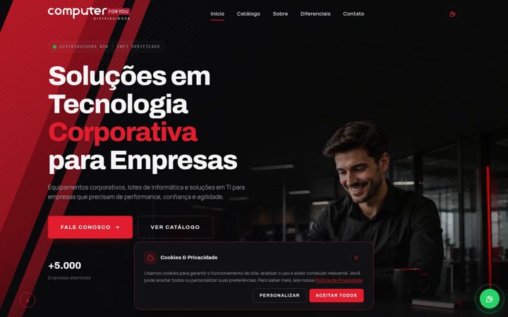 Ekrano kopija computer4u.com.br