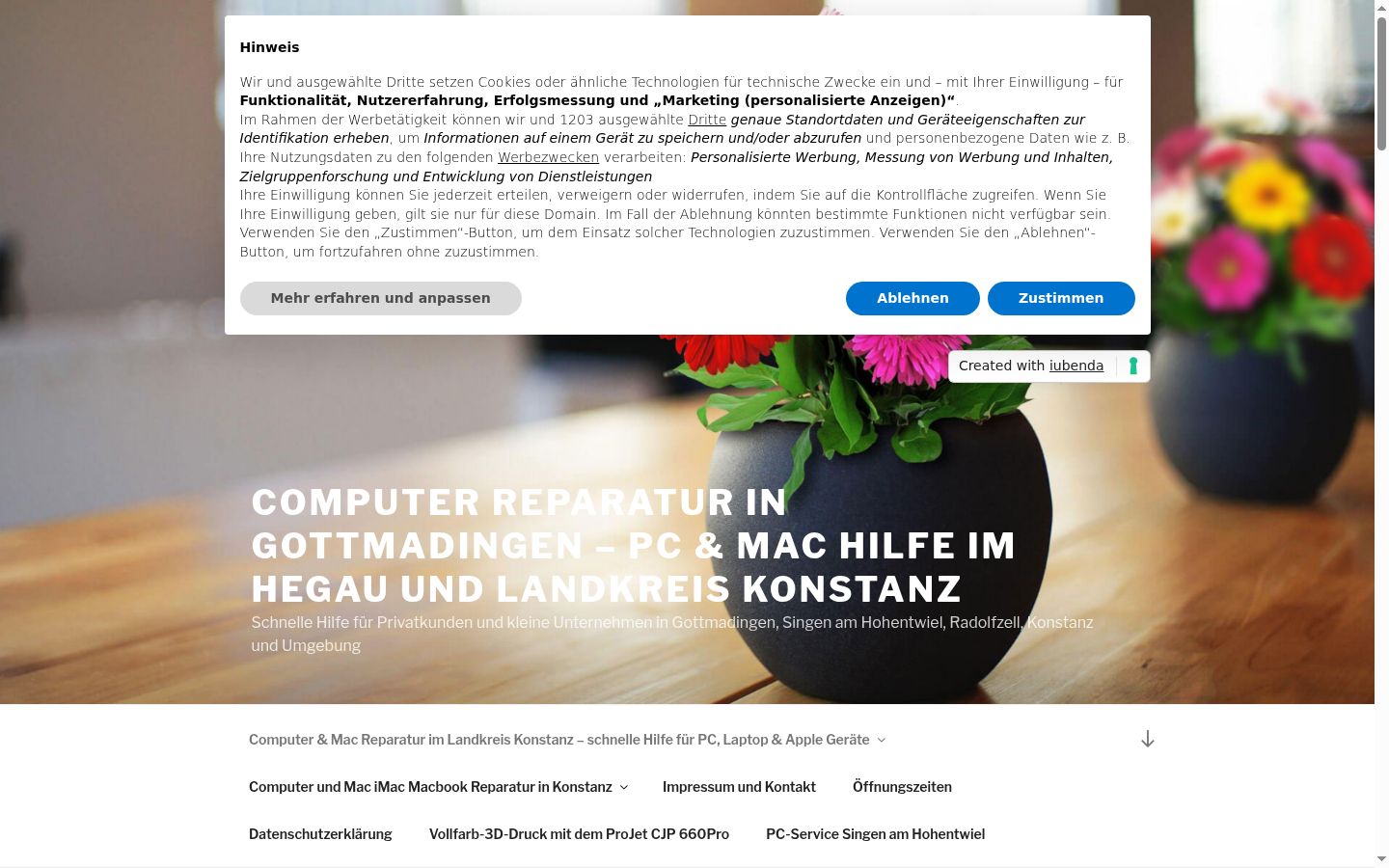 Sutikimo reklamjuostės, rodytos prieš bet kokią sąveiką, ekrano kopija