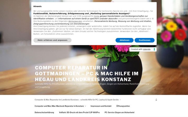 Screenshot of computerarche.de
