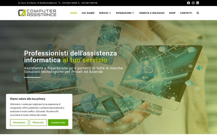 Screenshot of computerassistancesrl.it
