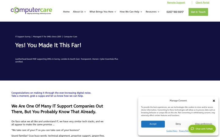 Screenshot of computerc.co.uk
