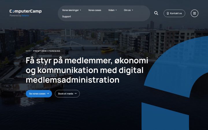 Screenshot of computercamp.dk