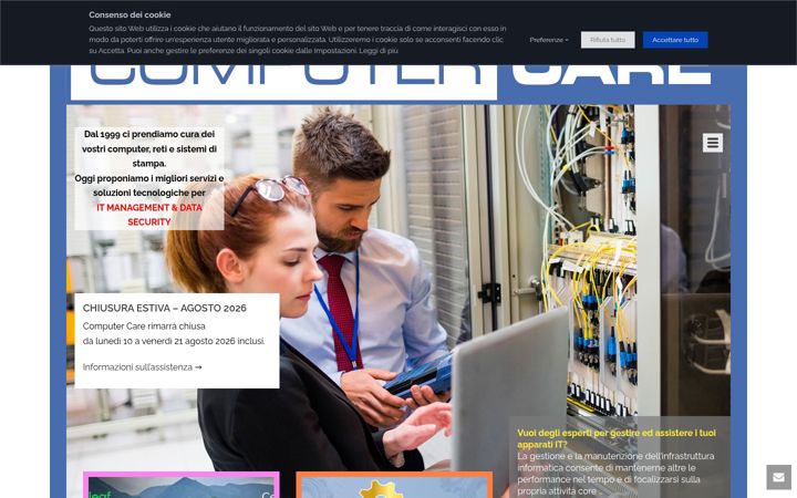 Skärmbild av computercare.it