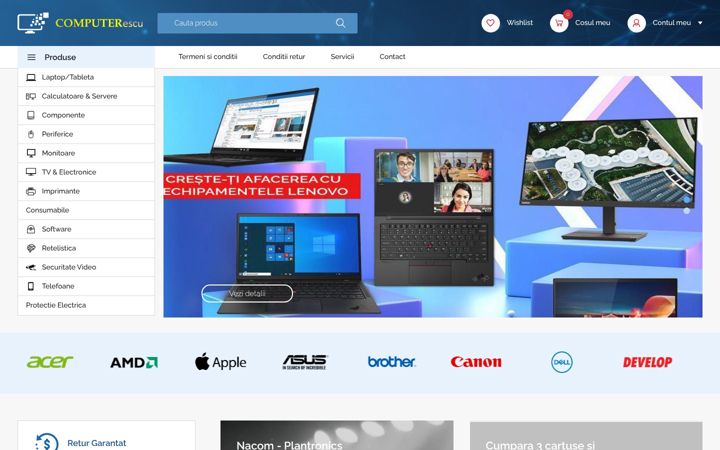 Screenshot of computerescu.ro