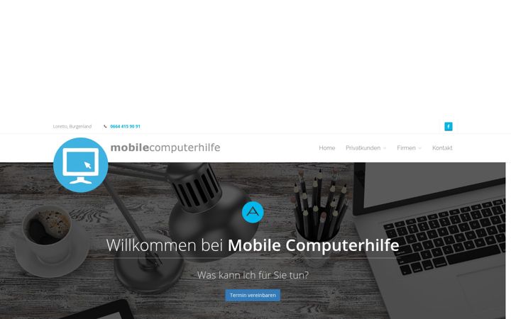Screenshot of computerhilfe.co.at