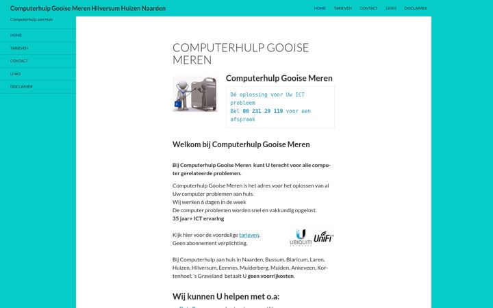 Screenshot ta' computerhulpgooisemeren.nl