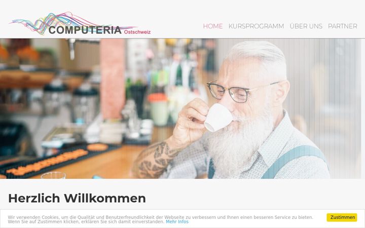 Screenshot of computeria-ostschweiz.ch