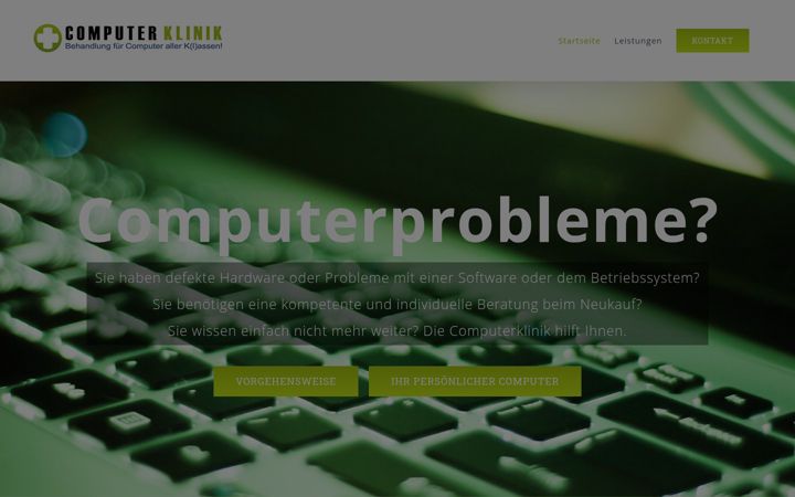 Screenshot of computerklinik-heidenheim.de