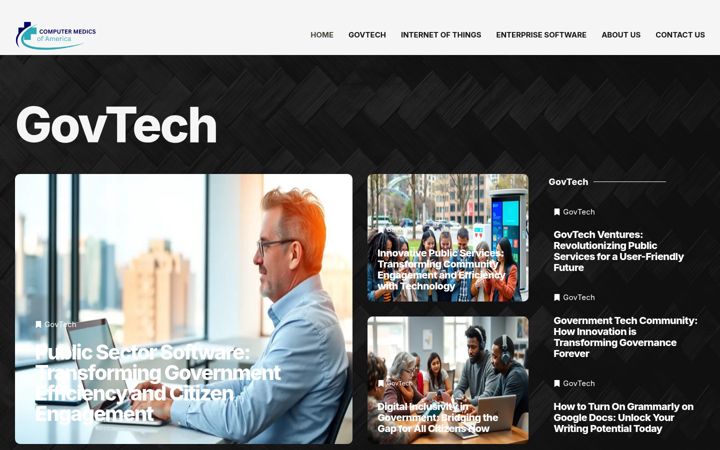 Screenshot of computermedicsofamerica.com