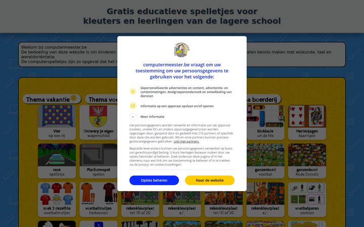 Screenshot ta' computermeester.be