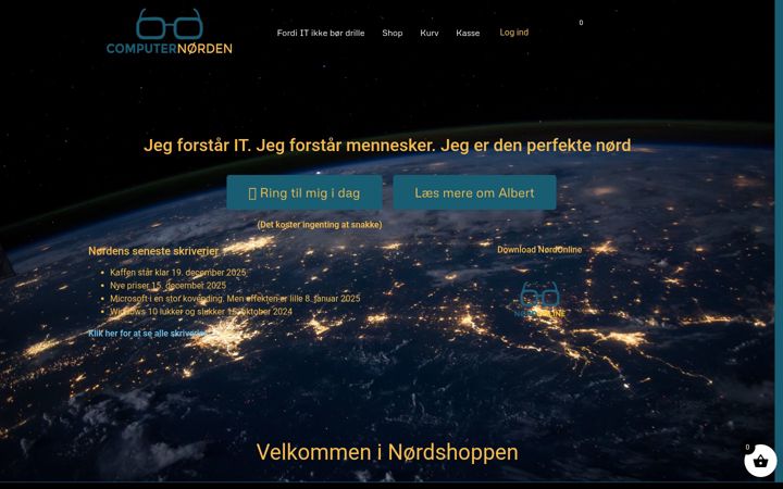 Screenshot of computernoerden.dk