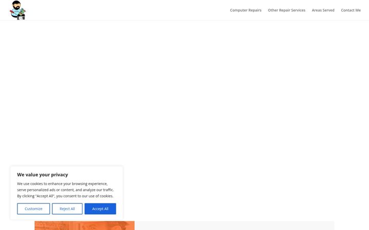 Screenshot of computerrepairgorleston.co.uk