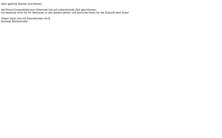 Screenshot of computerservice-chiemsee.de