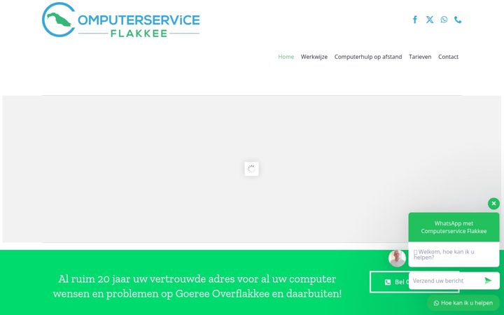 Screenshot of computerservice-flakkee.nl