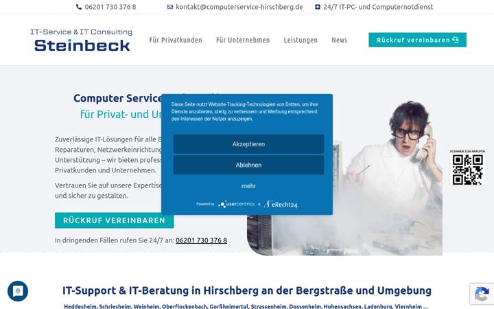 Screenshot of computerservice-hirschberg.de
