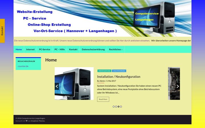 Screenshot of computerservice-langenhagen.de