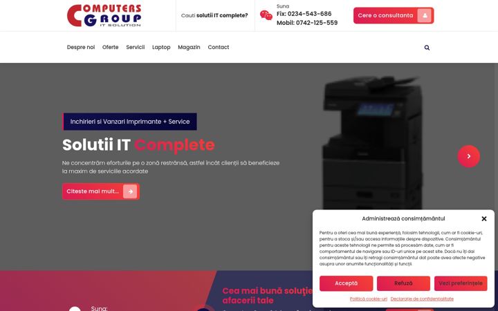 Screenshot of computersgroup.ro