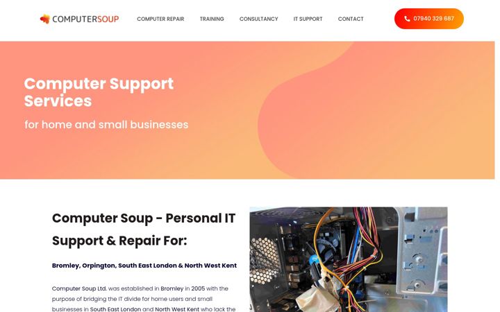 Screenshot of computersoup.co.uk