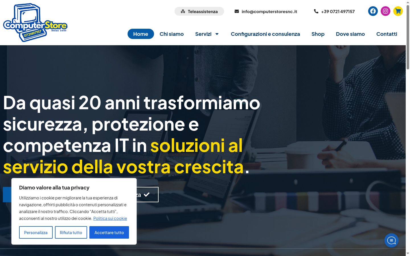 Kuvakaappaus suostumusbannerista, joka näytettiin ennen mitään vuorovaikutusta