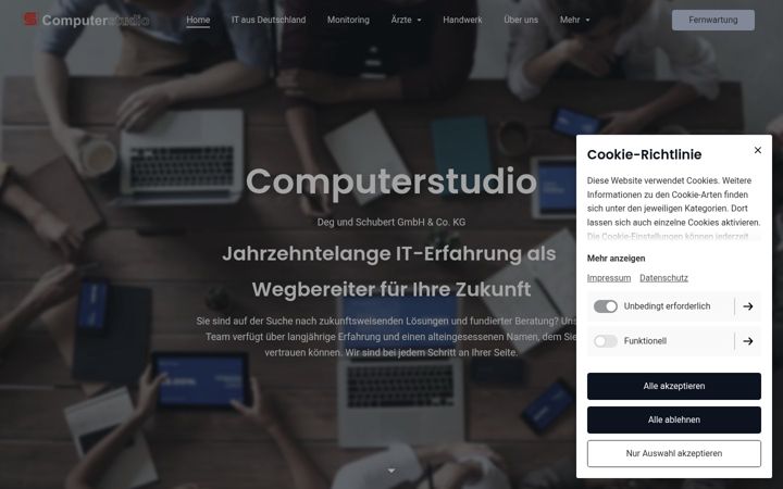 Screenshot of computerstudio.de