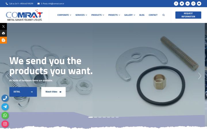 Screenshot of comrat.com.tr