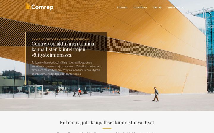 Skærmbillede af comrep.fi