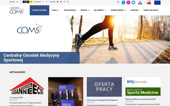 Screenshot of coms.pl