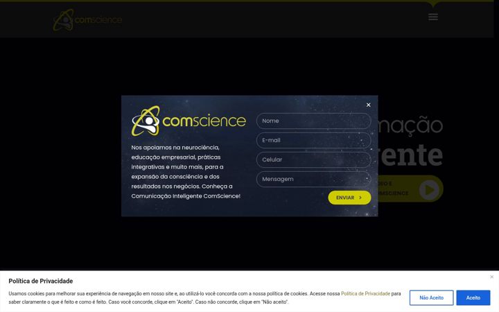 Screenshot di comscience.com.br