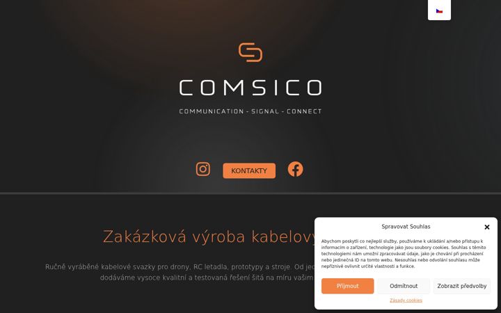 Screenshot van comsico.cz