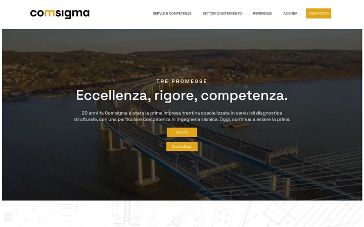 Screenshot of comsigma.it