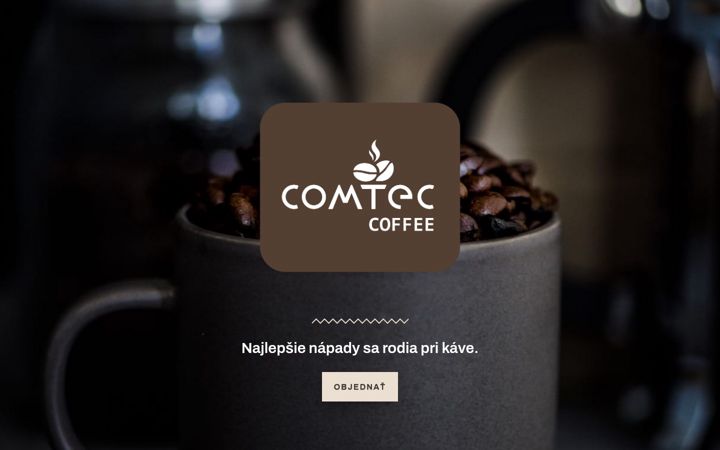 Screenshot of comtec.coffee