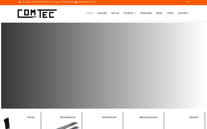 Screenshot of comtecsrl.net