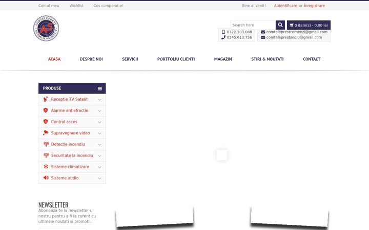 Screenshot van comteleprest.ro