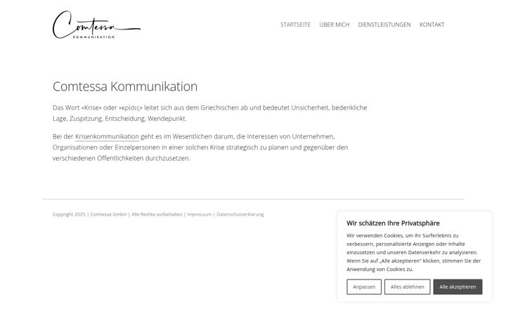 Screenshot of comtessa.ch