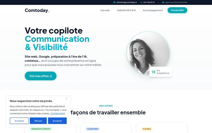 Screenshot of comtoday.fr